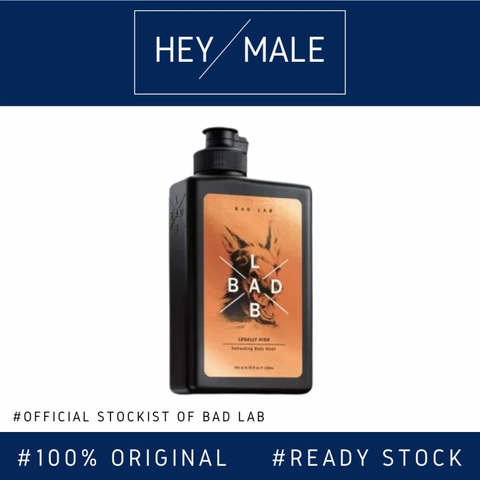 BAD LAB Legally High Refreshing Body Wash
