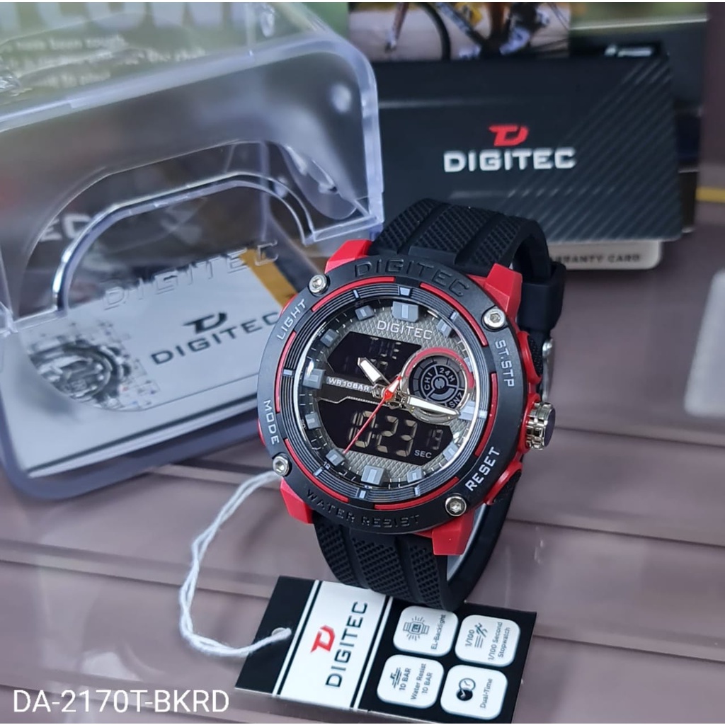 BEST SELLER JAM TANGAN PRIA DIGITEC G156 TALI RUBBER TANGGAL AKTIF DM 4.9CM FREE BOX &amp; BATERAI || JAM TANGAN FASHION PRIA JAM TANGAN COWOK MURAH