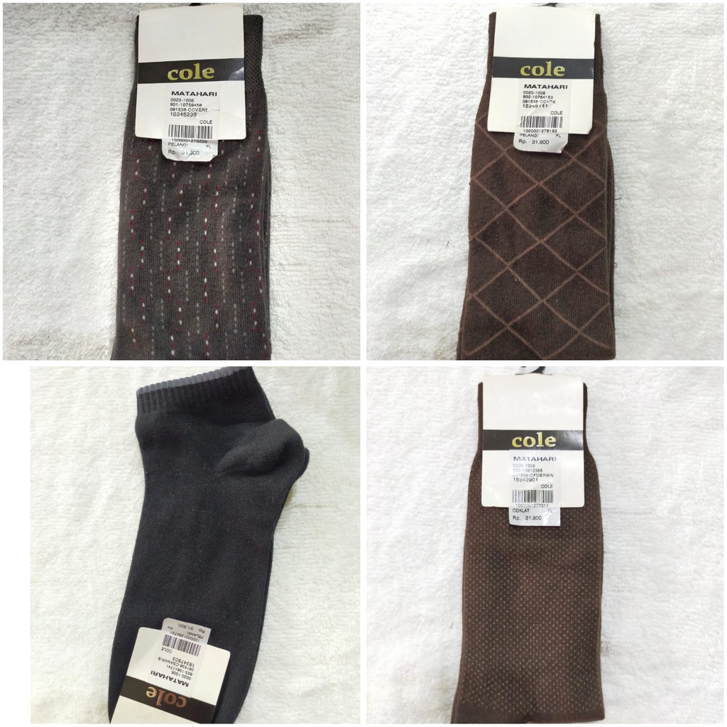 KAOS KAKI FORMAL PRIA DEWASA MERK COLE