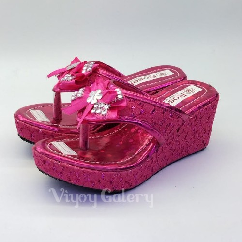 Viyoy Sandal Anak Wedges JP Pita Lucu Terbaru sSize 26-35 Sandal anak Termurah