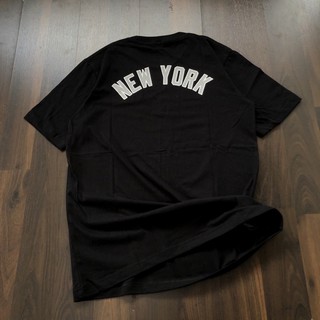  KAOS  NY  NEW YORK  BACK BASIC HITAM MIRROR 1 1 ORIGINAL 