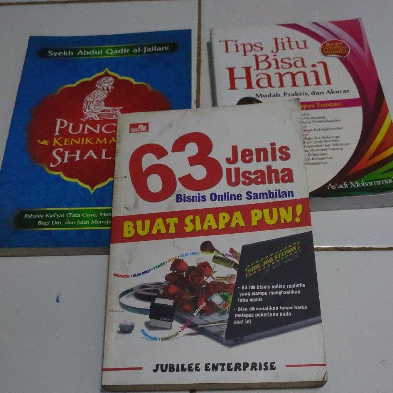 

Buku Preloved PL Bekas 320 gr serba 3-5k