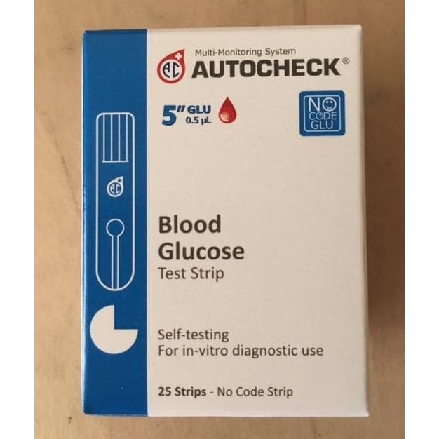 Autocheck Strip Gula Darah Glukosa isi 25