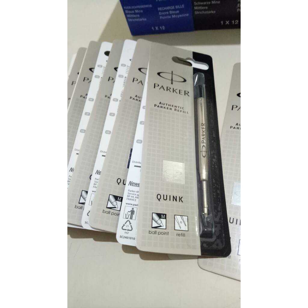 

Spesial Refill/isi Parker Ballpoint hitam / biru Baru