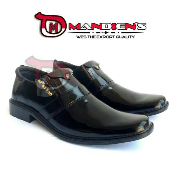 Mandiens - SJ280 / SJ180 Sepatu Pantofel Pria Kulit Asli Original Medali Export Quality