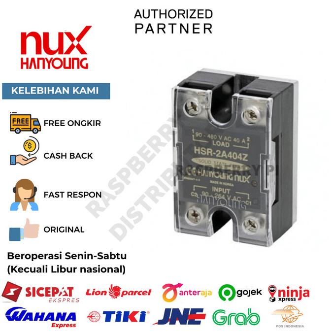 HANYOUNG SSR Solid state relay 1PH 40A HSR 2D404Z NO FOTEK SSR 40DAH