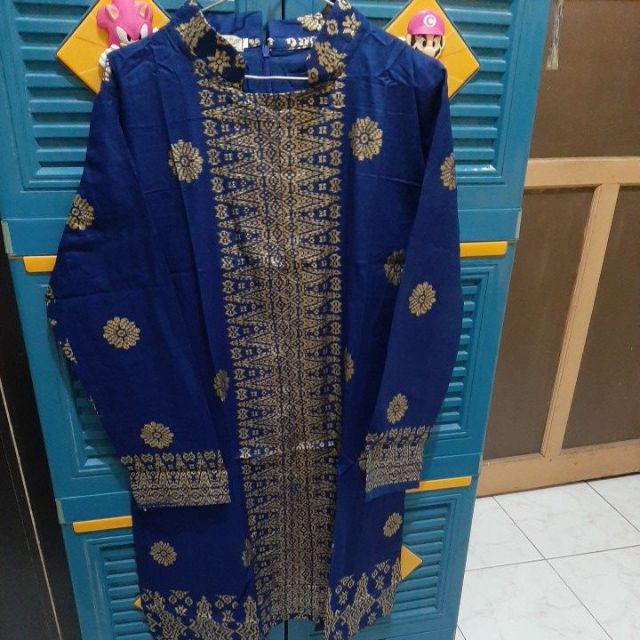 Tunik Batik Wanita Motif Prada Matahari
