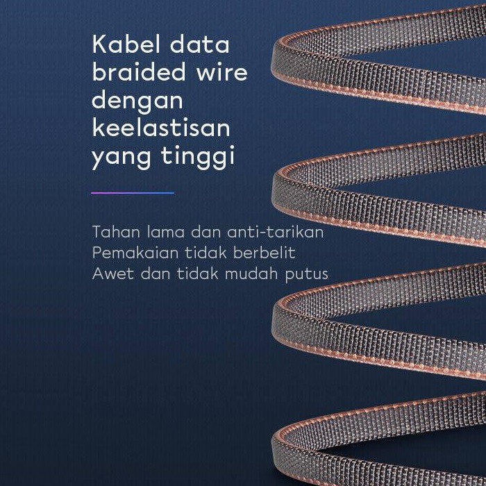 Kabel Data Fast Charging Vivan BTK-C 1M Cable Data Type C 3A USB-C - Garansi Resmi 1 Tahun