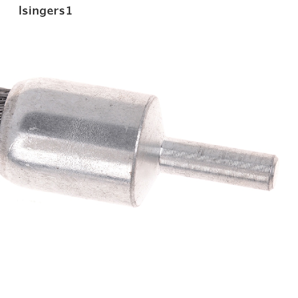 (lsingers1) Sikat Kawat stainless steel 20mm Dengan shank 1 / 4 &quot;Untuk Gerinda