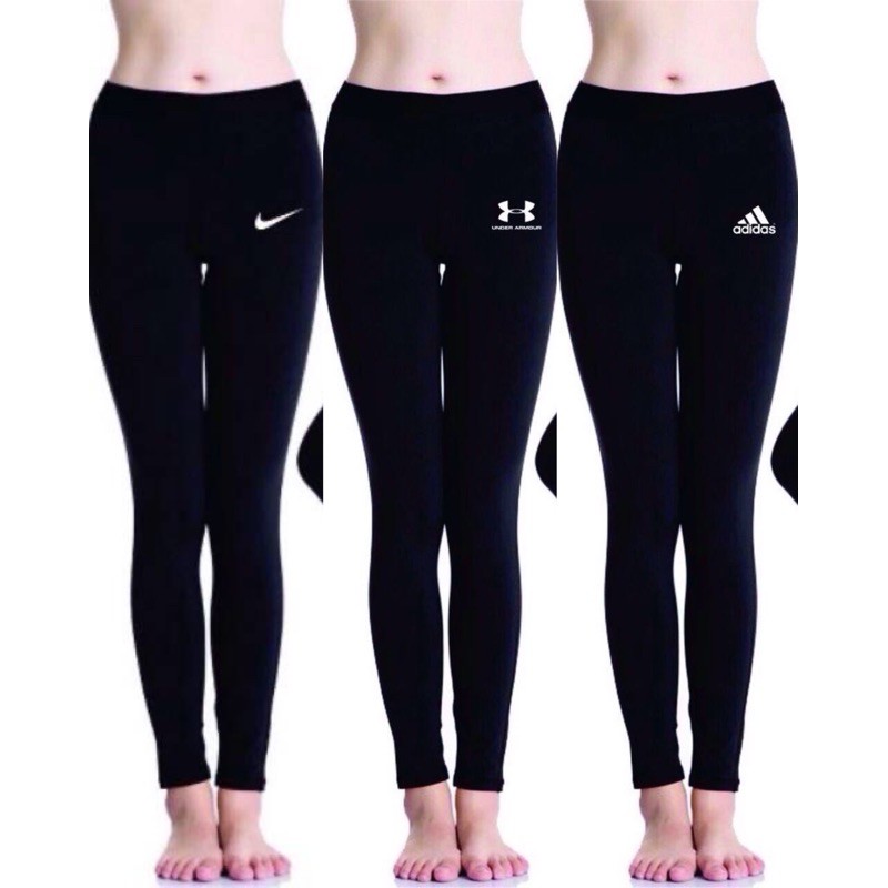 Celana Legging Sport MINI Legging Tebal Import Fit to S-XXL