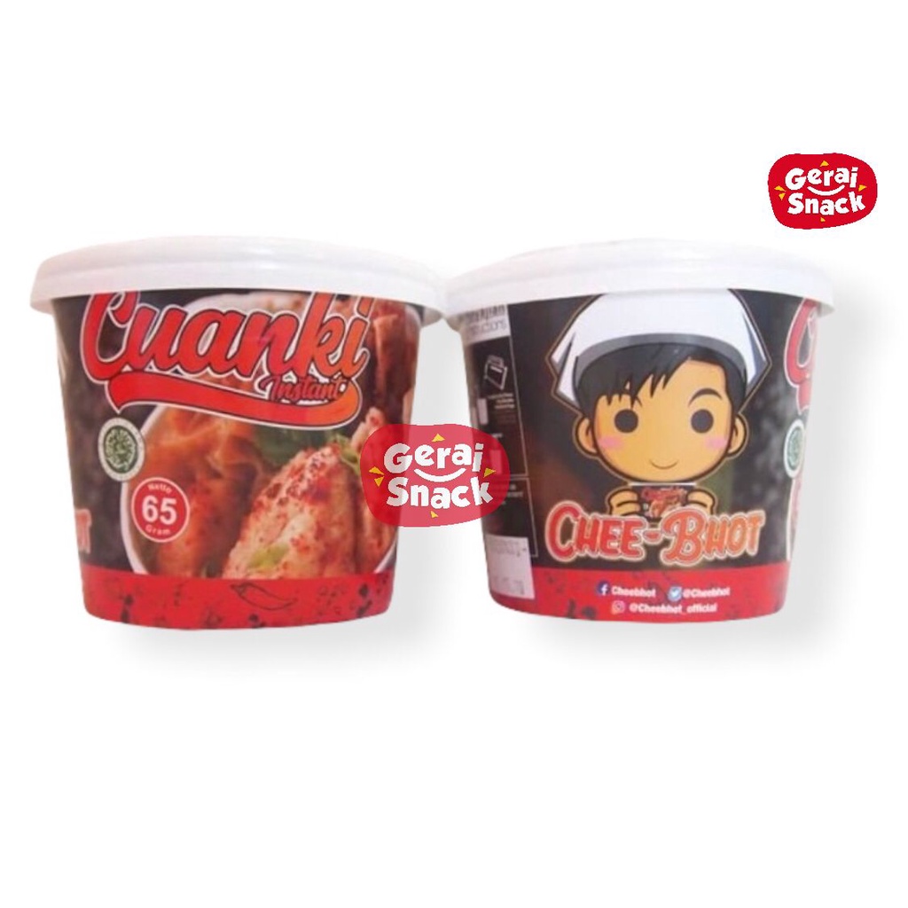 Cuanki Kuah Instan Cheebhot Cukup Tinggal Seduh Best Seller (65gr)