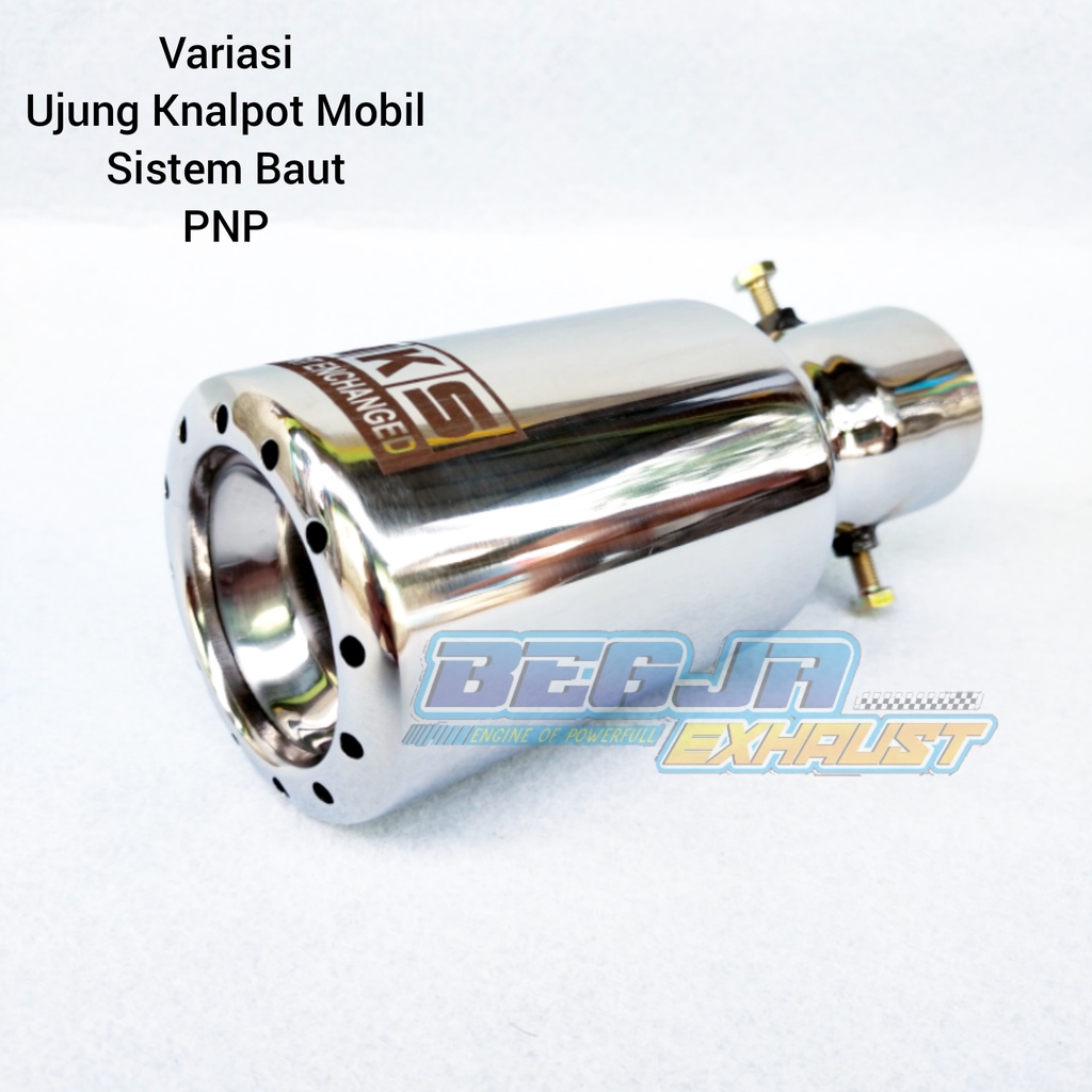 KNALPOT MOBIL VARIASI UJUNG KNALPOT HKS GRONEL SISTEM BAUT TANPA LAS UNIVERSAL MOBIL