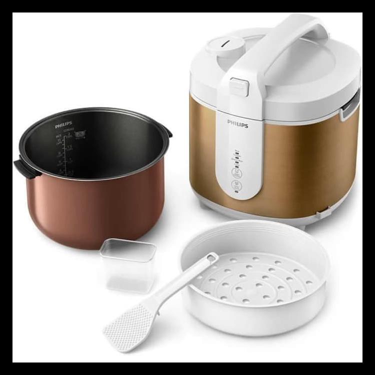 Philips HD3053/33 Penanak Nasi Digital 2 Liter - Emas