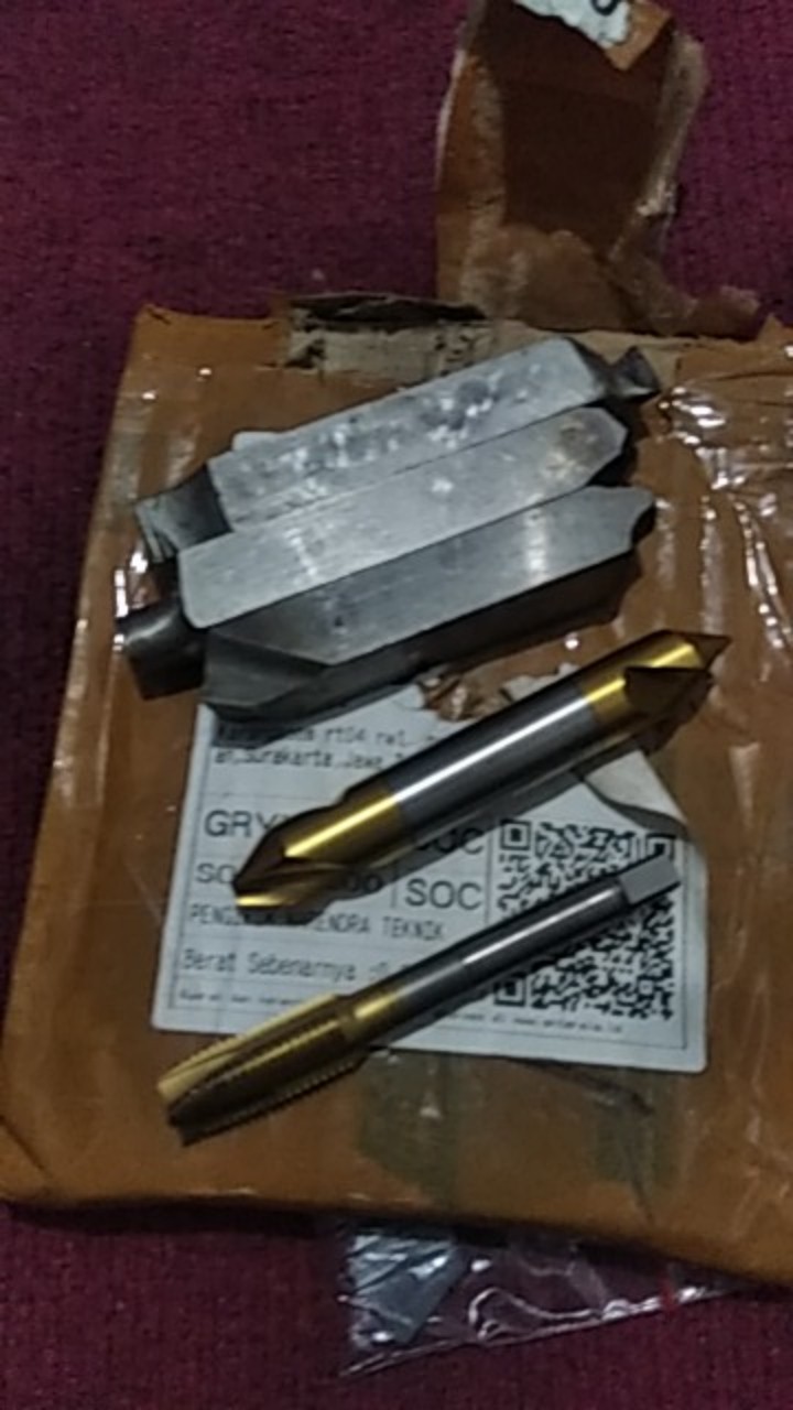 Toki Hss M2 1/2 X 1/2 Inch Square Tool Bit Bits 1/2 Inchi Pahat Putih Kapital Mesin Bubut