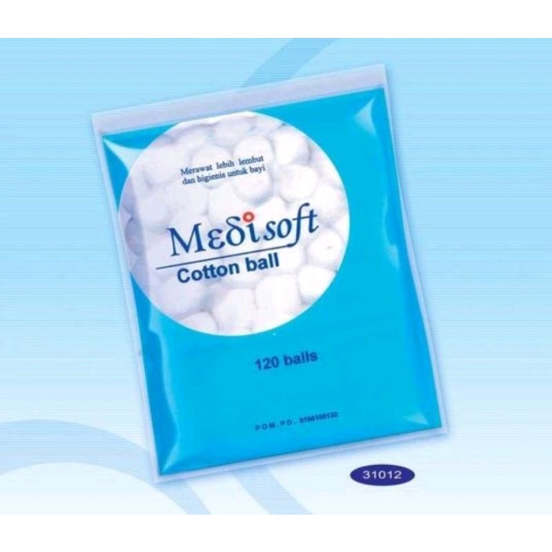 Medisoft Kapas Bola isi 120/ Medisoft Cotton Ball