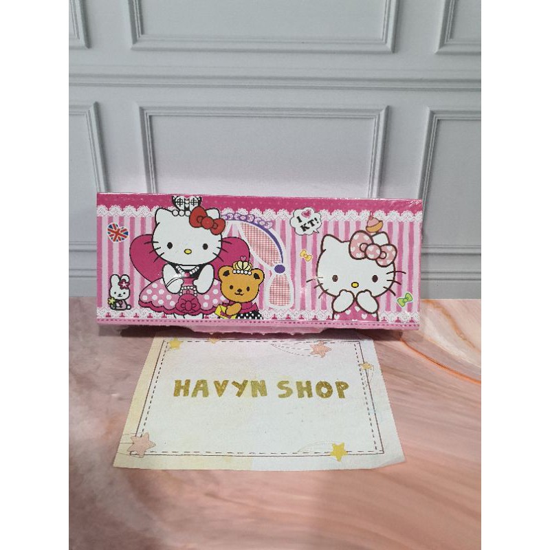 kotak pensil dus ada bisa kunci password KODE ukuran MINI 1tingkat-Hellokitty kodeMINI