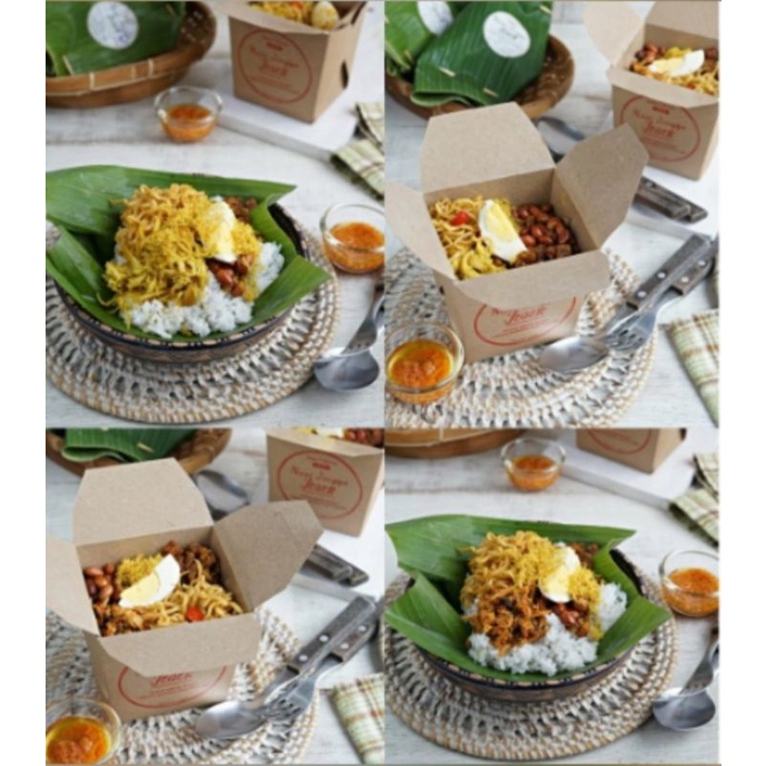 

Nasi Bali Jinggo jeger (daun ayam suir)