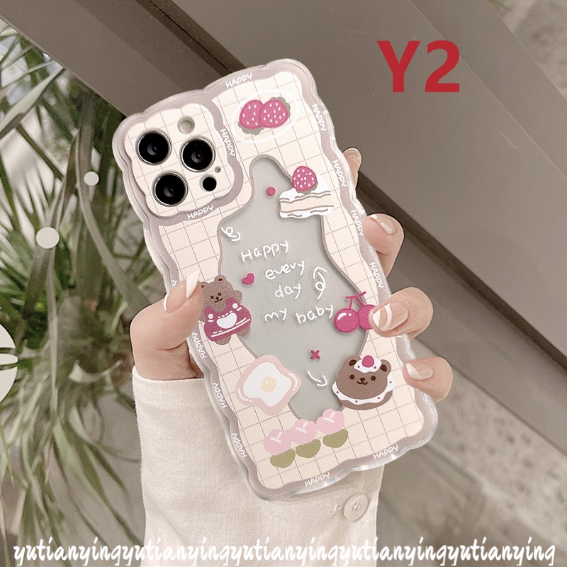 Soft Case Tpu Motif Beruang / Kelinci Untuk IPhone 6 6s 7 8 Plus 13 12 11 Pro Max 7 Plus XR 8Plus X XS Max