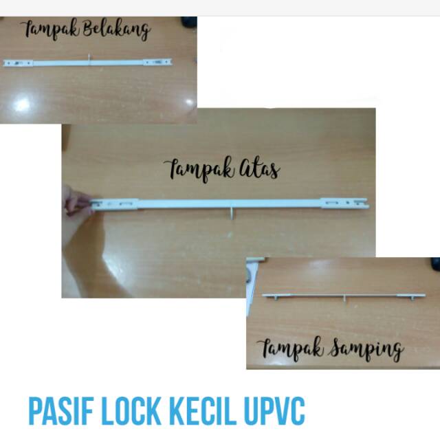 Pasif Lock Kecil Upvc (grendel Pintu Sleding Upvc)