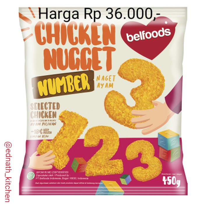 

BELFOODS Chicken Nugget Number