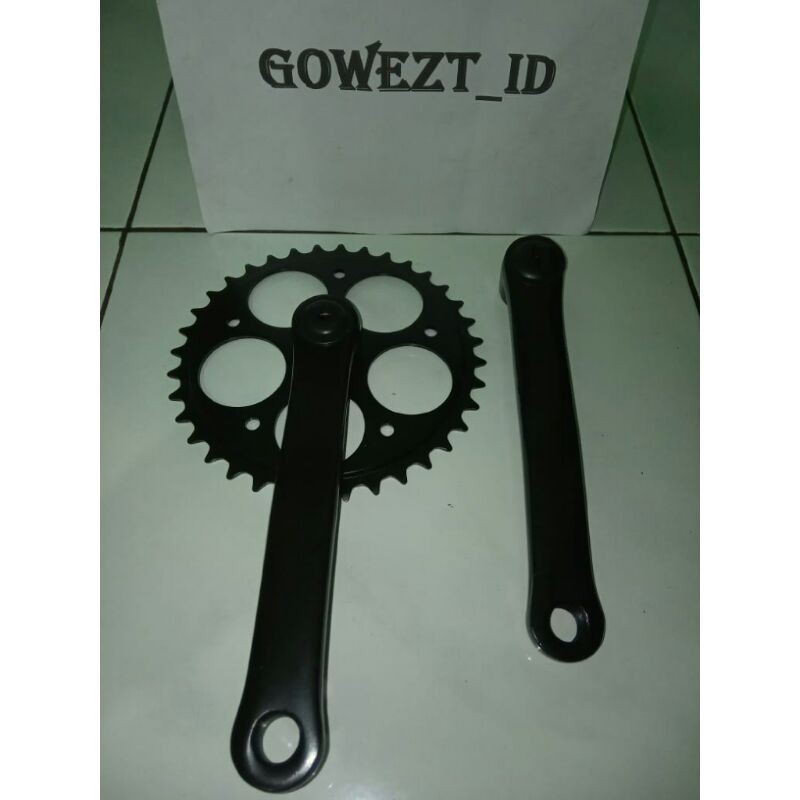 Gear Gir Crank Set Sepeda Fixie Lipat Minion 36T Single 1 Susun As Kotak | High Quality