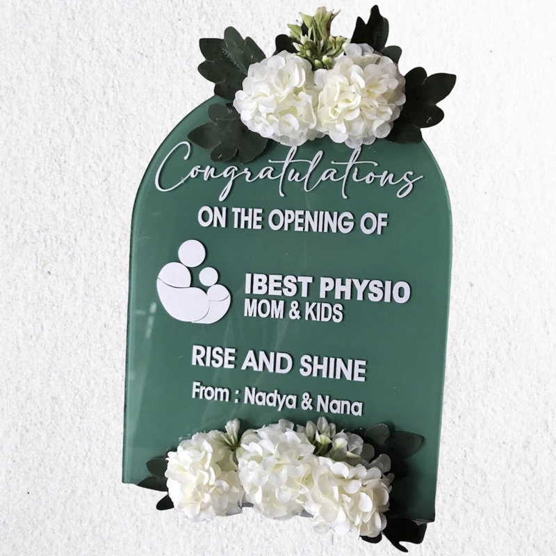 Ucapan akrilik untuk wisuda/nikah/graduation