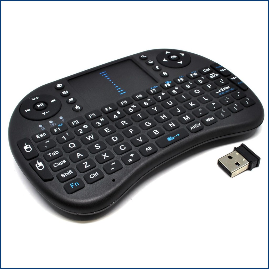 Wireless Keyboard Mini Backlight RGB 2.4GHz Touch Pad &amp; Mouse - i8