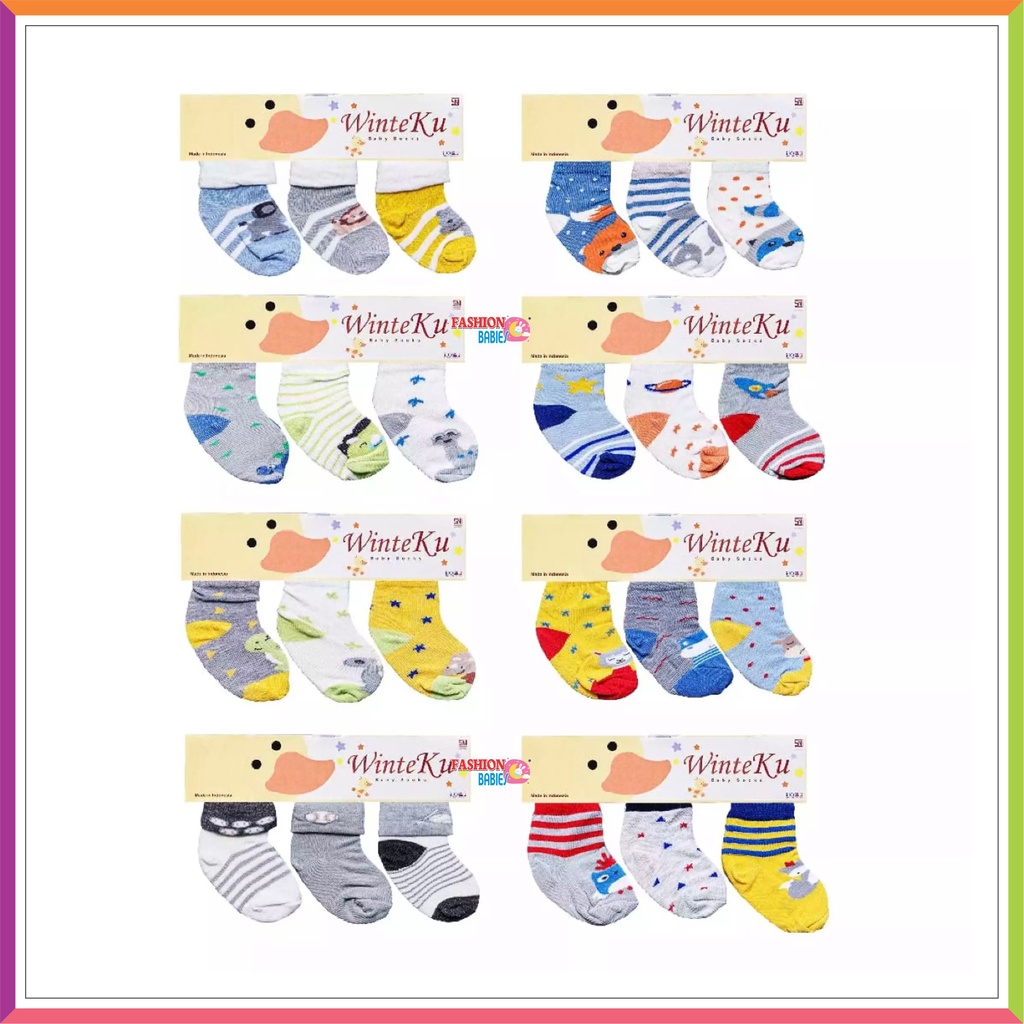 ❤ Fashionbabies ❤ KAOSKAKI BAYI WINTEKU 3 IN 1 / KAOSKAKI NEWBORN ISI 3