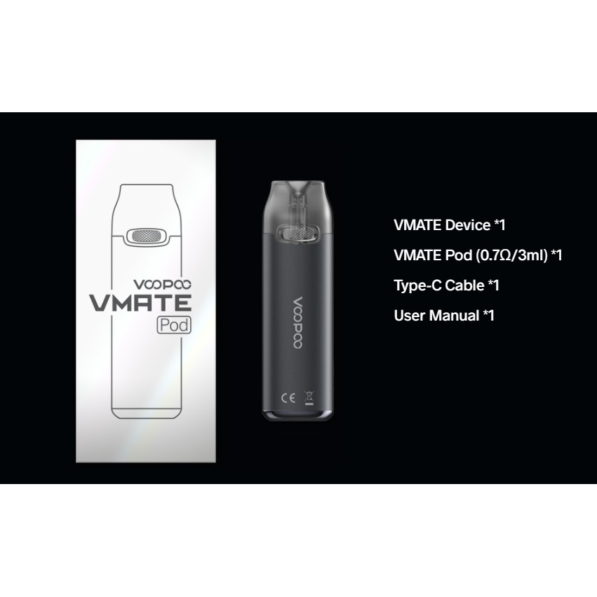 Voopoo VMate 900mAh Pod vmate authentic by voopoo