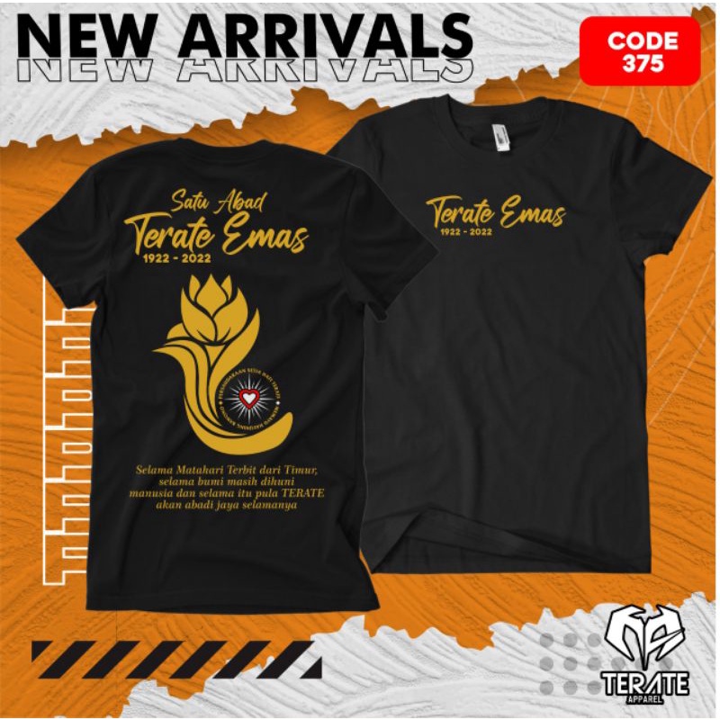 KAOS PSHT KAOS TERATE KAOS TERATE EMAS KAOS TERATE EMAS 1 ABAD