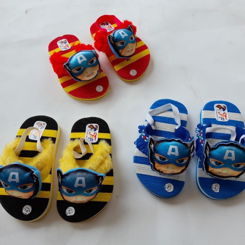 Sandal Baby kids Boneka Kapten Amerika