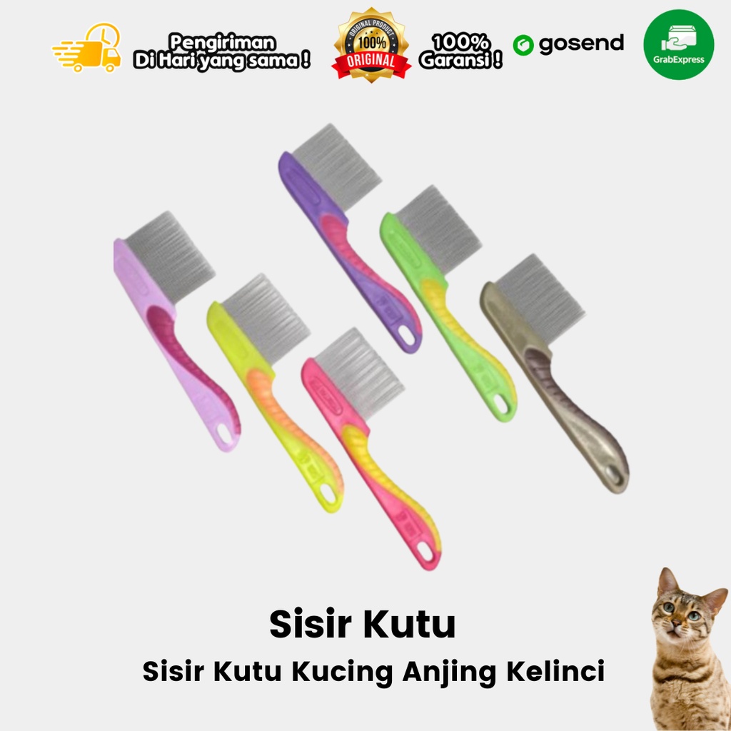 Sisir Kutu Kucing Anjing Kelinci