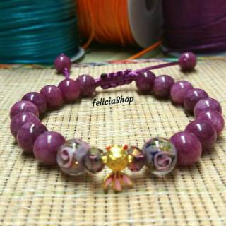  Gelang  batu alam baby goldfish 24k Shopee Indonesia