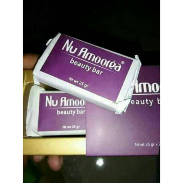Beauty bar Nu Amoorea 50g isi 1box 2 bar