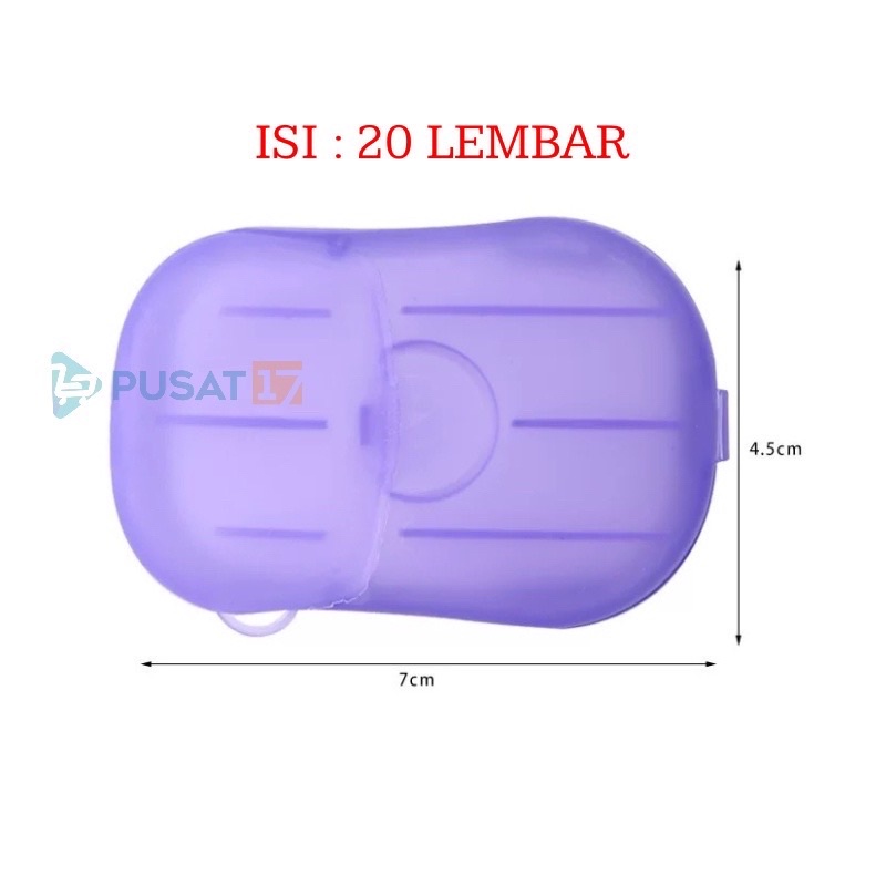 SABUN KERTAS SERBAGUNA / SABUN KERTAS TRAVELING SABUN PORTABLE / SABUN CUCI TANGAN KERTAS / PAPER SOAP