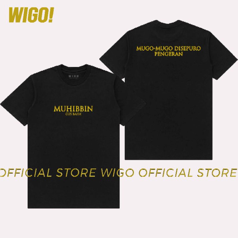Kaos Muhibbin Gus Baha' Original Tshirt Wigo Official Store
