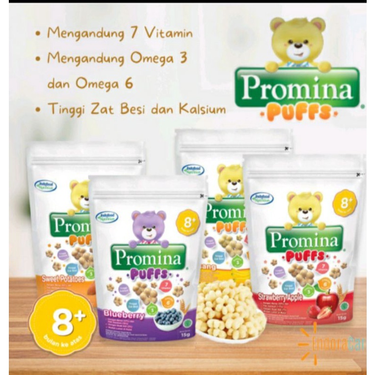 Promina Puffs 8+ Delapan Bulan Keatas 15Gr