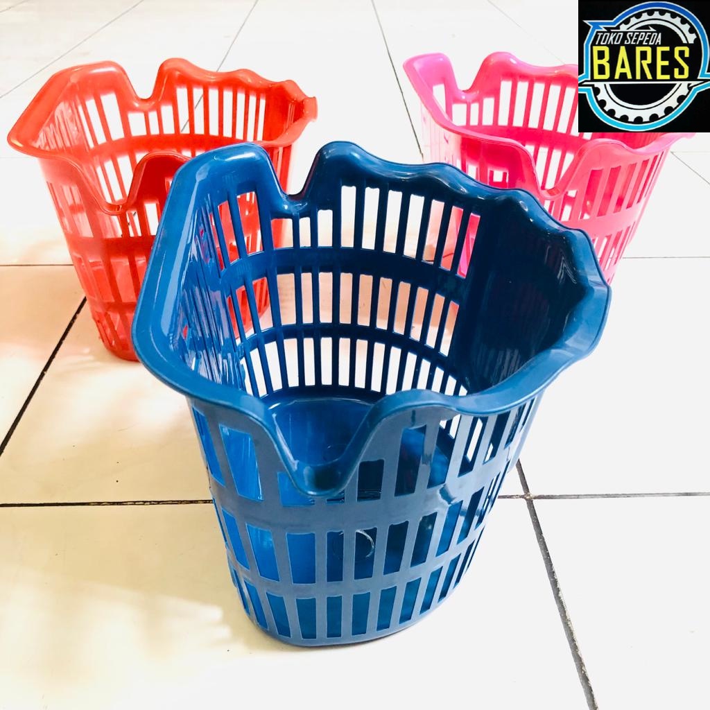 Keranjang Plastik Sepeda Mini Anak 12 / 16 / 18 Hong Yin