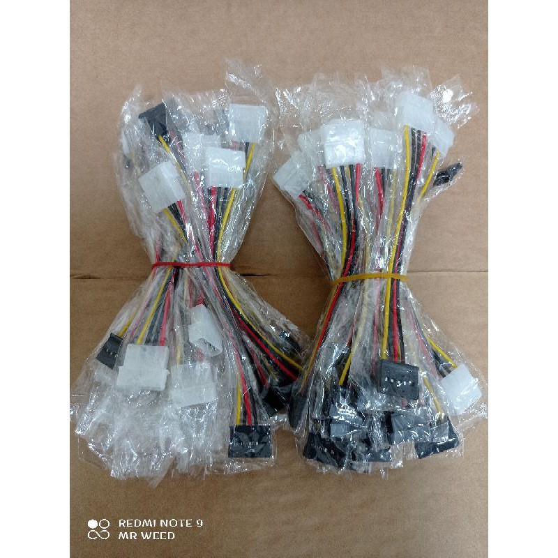 kabel SAMBUNGAN SATA POWER ATA TO SATA NEW