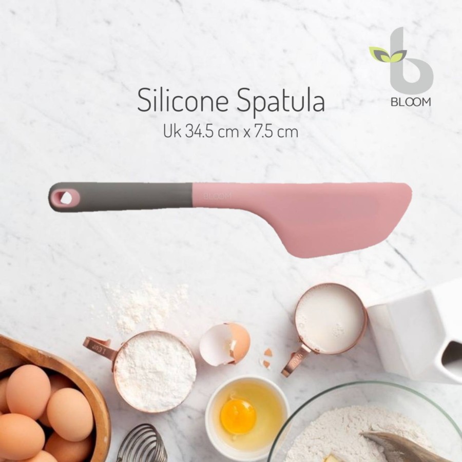 SPATULA SILIKON JUMBO UKURAN 34 CM / BESAR FOOD GRADE SEUKURAN SPATULA AS WILLMARK / SPATULA KUE BESAR