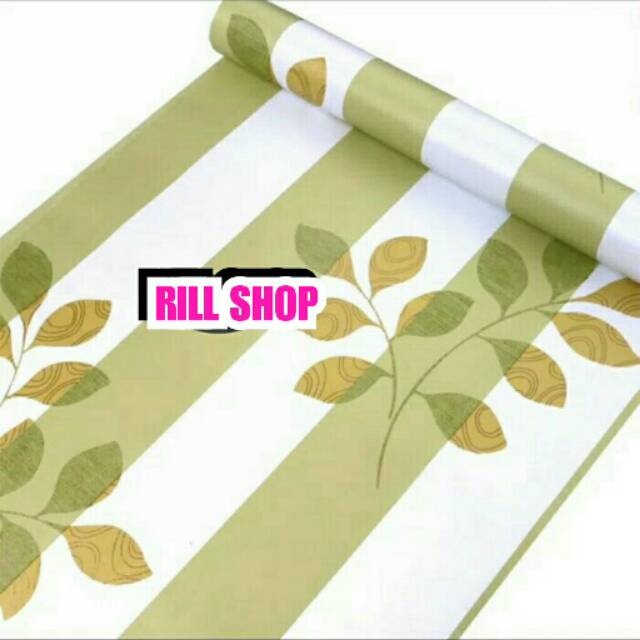 Wallpaper dinding motif daun