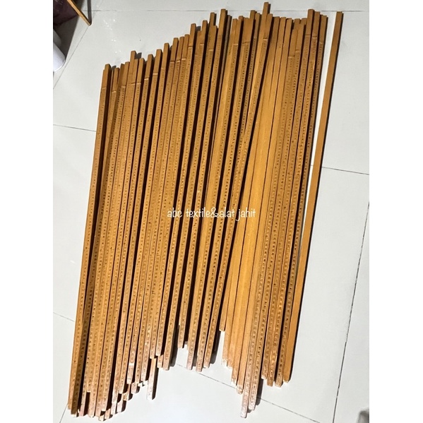 Meteran kayu/ meteran kain 1meter