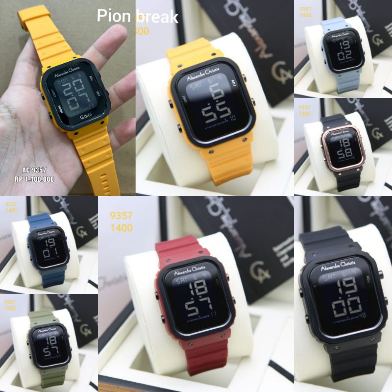 JAM TANGAN PRIA ALEXANDRE CHRISTIE DIGI AC9357 | AC 9357 DIGITAL AUTHENTIC