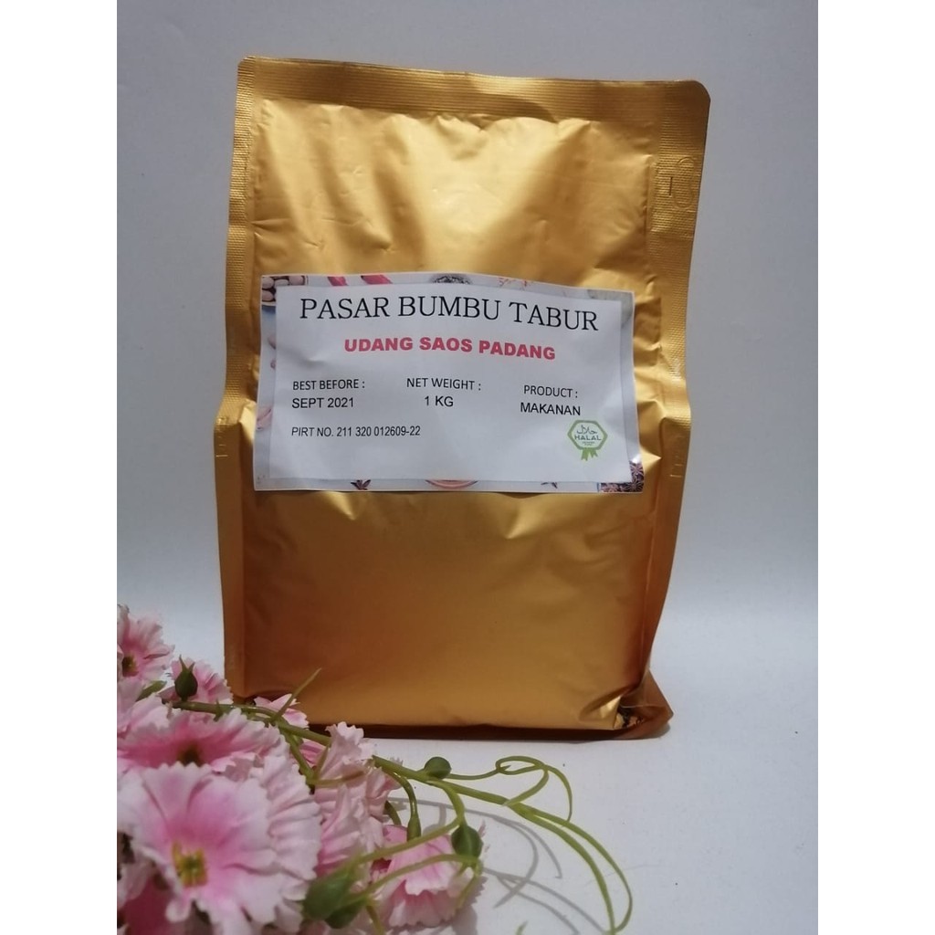 

BUMBU TABUR UDANG SAUS PADANG 1 KG BUBUK MAKANAN ENAK MURAH HALAL