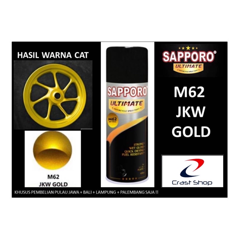 Sapporo Ultimate M62 Jkw Gold / Sapporo Spray / Pilok / Pilox