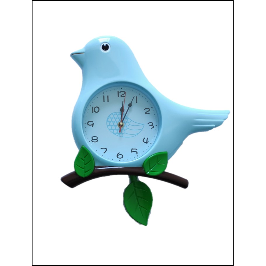 Jam Dinding bandul unik dan lucu bentuk Burung