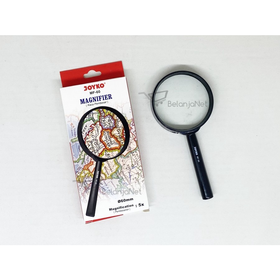 Kaca Pembesar | Magnifier Joyko MF-60 diameter 6 cm pembesaran 5x