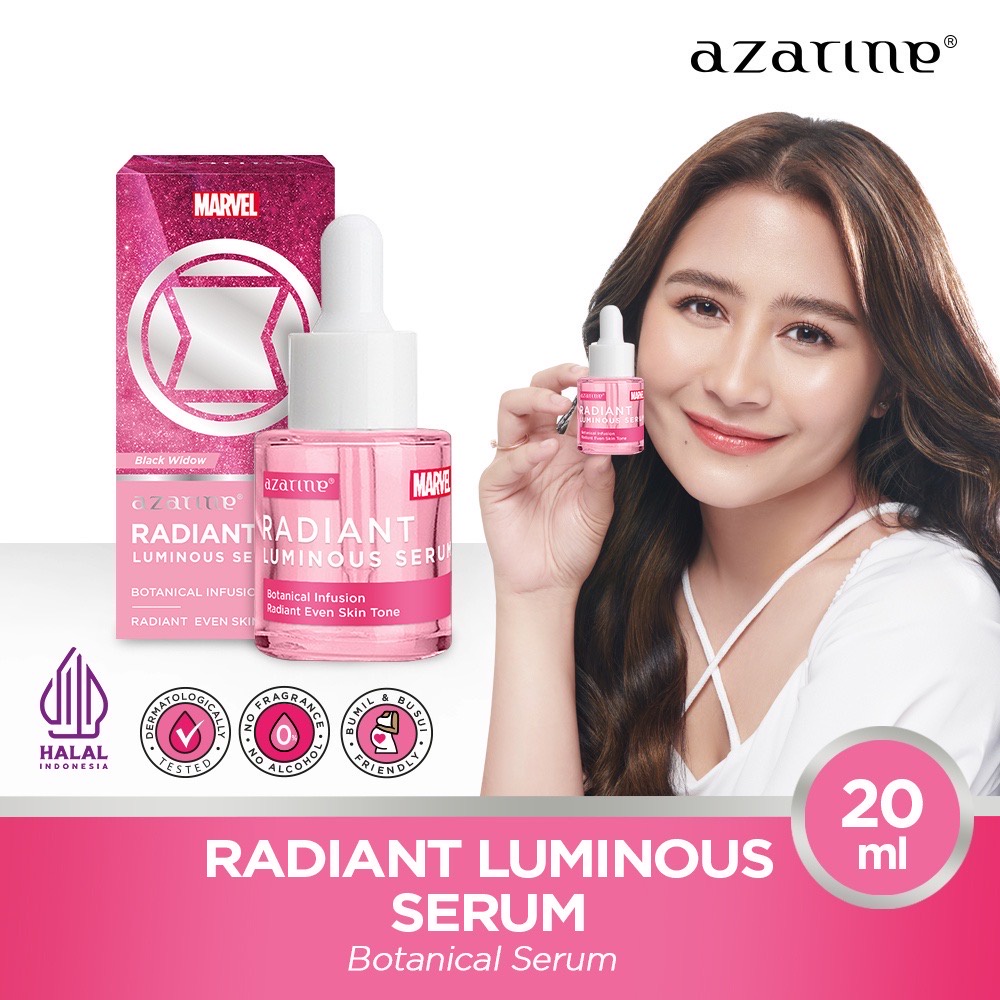 AZARINE Radiant Luminous Serum / Indonesia Brightening Series 20ml / Mencerahkan Wajah / Superhero M