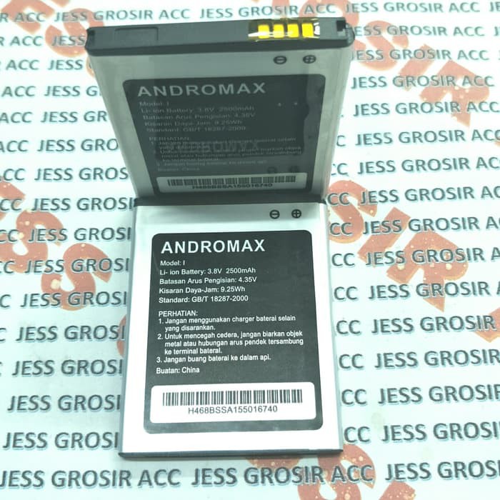 Baterai Original Andromax I , I New , E910 , AD683G , AD685G Li37163N