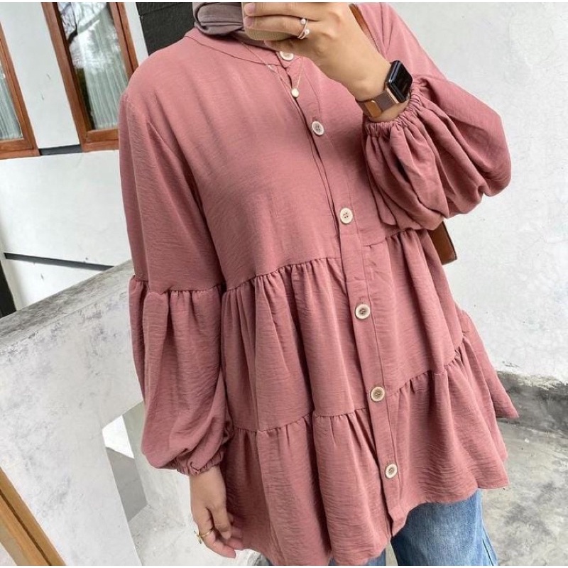 𝐏𝐆𝐌𝐓 •  DANIS BLOUSE CRINKLE AIRFLOW